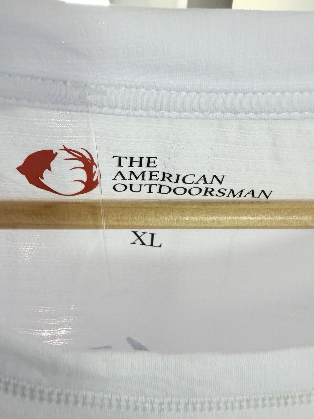 The American Outdoorsman Men XL Rash Guard UPF 40 Fishing Sun Shirt White NWT - Picture 11 of 14